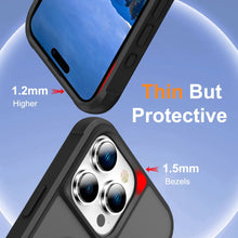 Load image into Gallery viewer, Magnetic for iPhone 16 15 Pro Max Case [Compatible with Mag-safe] with Stand, [Military Grade Drop Protection] Shockproof Translucent Back Slim Protective Phone Case
