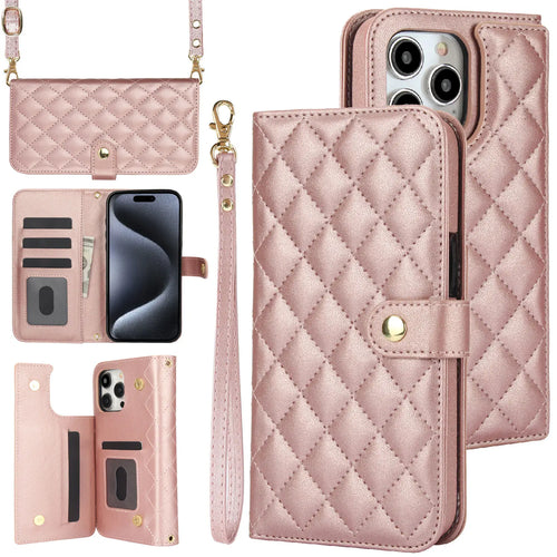 for iPhone 15 14 13 12 11 Pro Max Mini 15 Plus Case,【RFID Blocking】Wallet Case with Card Holder Leather Protective Cover