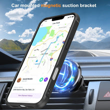 Load image into Gallery viewer, Magnetic for iPhone 16 15 Pro Max Case [Compatible with Mag-safe] with Stand, [Military Grade Drop Protection] Shockproof Translucent Back Slim Protective Phone Case