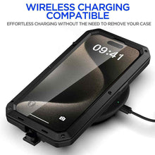 Load image into Gallery viewer, Heavy Duty Protection Armor Metal Case for iPhone 16 15 14 13 12 11 Pro Max XR 8