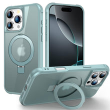 Load image into Gallery viewer, Magnetic for iPhone 14 13 12 11 Pro Max Case [Compatible with Mag-safe] with Stand, [Military Grade Drop Protection] Shockproof Translucent Back Slim Protective Phone Case