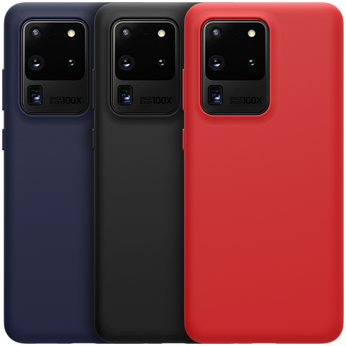 for Samsung Galaxy S20 Plus Ultra 5G Case Cover NILLKIN soft high purity liquid Silicone Back Cover