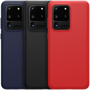 for Samsung Galaxy S20 Plus Ultra 5G Case Cover NILLKIN soft high purity liquid Silicone Back Cover