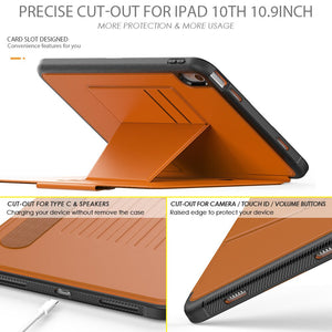 2022 for iPad 10th Generation Case 10.9 Inch With Pencil Holder Cover for iPad Pro 11 10.2 Mini 6 4 5 Air 2 Case Magnetic Stand