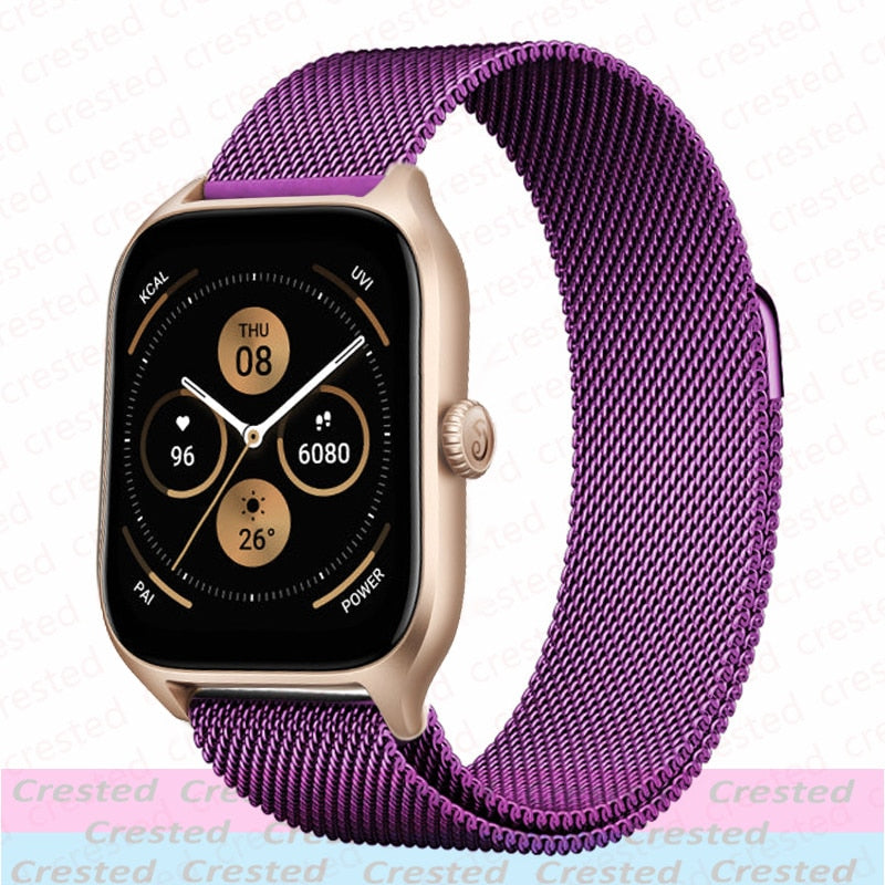 Milanese Band For Amazfit Stratos Metal Bracelet Amazfit Bip Strap