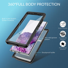 Load image into Gallery viewer, 2M IP68 Waterproof Case for Samsung Galaxy S23 Ultra/S23+ Plus/S23 5G Shockproof Outdoor Diving Case Cover For Galaxy S23 Ultra