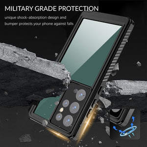 2M IP68 Waterproof Case for Samsung Galaxy S23 Ultra/S23+ Plus/S23 5G Shockproof Outdoor Diving Case Cover For Galaxy S23 Ultra