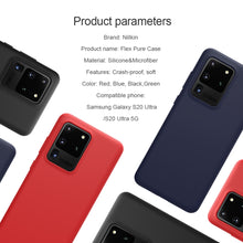Load image into Gallery viewer, for Samsung Galaxy S20 Plus Ultra 5G Case Cover NILLKIN soft high purity liquid Silicone Back Cover