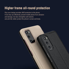 Load image into Gallery viewer, NILLKIN Stand Flip Cover For Samsung Galaxy S20 5G Leather Back Cover Card Pocket Phone Cover