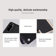 Load image into Gallery viewer, NILLKIN Stand Flip Cover For Samsung Galaxy S20 5G Leather Back Cover Card Pocket Phone Cover