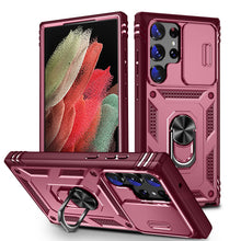 Load image into Gallery viewer, 3in1 For Samsung Galaxy S23 Ultra S23+ Plus Case Heavy Duty with Camera 360 Degree Rotate Kickstand Sturdy Cover for Galaxy S23