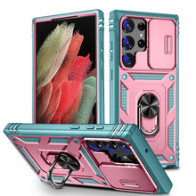 Load image into Gallery viewer, 3in1 For Samsung Galaxy S23 Ultra S23+ Plus Case Heavy Duty with Camera 360 Degree Rotate Kickstand Sturdy Cover for Galaxy S23