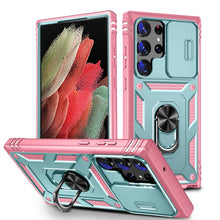 Load image into Gallery viewer, 3in1 For Samsung Galaxy S23 Ultra S23+ Plus Case Heavy Duty with Camera 360 Degree Rotate Kickstand Sturdy Cover for Galaxy S23
