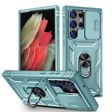 Load image into Gallery viewer, 3in1 For Samsung Galaxy S23 Ultra S23+ Plus Case Heavy Duty with Camera 360 Degree Rotate Kickstand Sturdy Cover for Galaxy S23