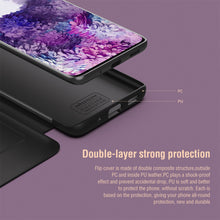 Load image into Gallery viewer, NILLKIN Stand Flip Cover For Samsung Galaxy S20 5G Leather Back Cover Card Pocket Phone Cover