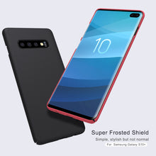 Load image into Gallery viewer, For Samsung Galaxy S10 S10 Plus Case Nillkin Super Frosted Shield Hard PC Cover Gift Phone Holder