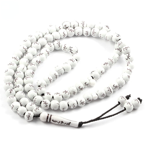 8mm Beads Bracelet Tassel Pendant 99 Muslim Prayer Meditation Yoga Necklace Bracelets Jewelry