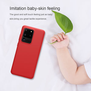 for Samsung Galaxy S20 Plus Ultra 5G Case Cover NILLKIN soft high purity liquid Silicone Back Cover