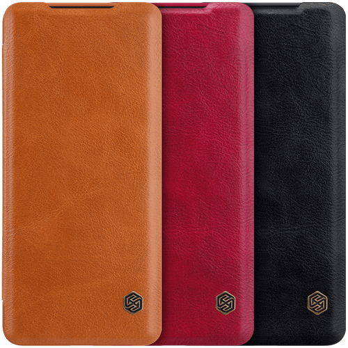 NILLKIN QIN Series Flip Cover For Samsung Galaxy S20 Plus Ultra 5G A71 A51 Leather Back Cover