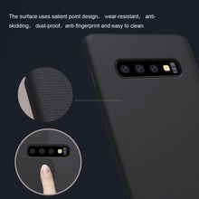 Load image into Gallery viewer, For Samsung Galaxy S10 S10 Plus Case Nillkin Super Frosted Shield Hard PC Cover Gift Phone Holder