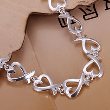Load image into Gallery viewer, 925 Silver Bracelets For Women Wedding Lady Cute Noble Pretty Jewelry Fashion Chain Hot Gifts