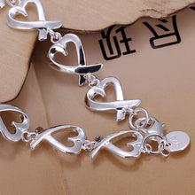 Load image into Gallery viewer, 925 Silver Bracelets For Women Wedding Lady Cute Noble Pretty Jewelry Fashion Chain Hot Gifts