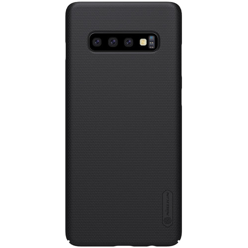 For Samsung Galaxy S10 S10 Plus Case Nillkin Super Frosted Shield Hard PC Cover Gift Phone Holder