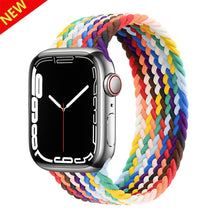 Load image into Gallery viewer, Braided Solo Loop For Apple Watch Band Nylon Bracelet iwatch Ultra Series 7 SE 3 5 6 8 Strap