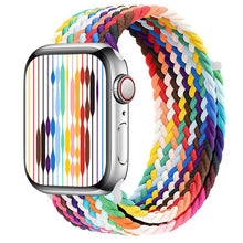 Load image into Gallery viewer, Braided Solo Loop For Apple watch Band Elastic bracelet iWatch series 8 se 7 3 6 Ultra Strap