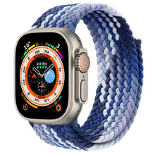 Load image into Gallery viewer, Braided Solo Loop For Apple watch Band Elastic bracelet iWatch series 8 se 7 3 6 Ultra Strap