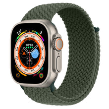 Load image into Gallery viewer, Braided Solo Loop For Apple watch Band Elastic bracelet iWatch series 8 se 7 3 6 Ultra Strap