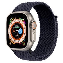 Load image into Gallery viewer, Braided Solo Loop For Apple watch Band Elastic bracelet iWatch series 8 se 7 3 6 Ultra Strap