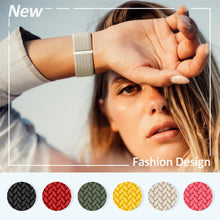 Load image into Gallery viewer, Braided Solo Loop For Apple watch Band Elastic bracelet iWatch series 8 se 7 3 6 Ultra Strap