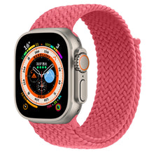 Load image into Gallery viewer, Braided Solo Loop For Apple watch Band Elastic bracelet iWatch series 8 se 7 3 6 Ultra Strap