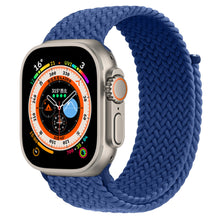 Load image into Gallery viewer, Braided Solo Loop For Apple watch Band Elastic bracelet iWatch series 8 se 7 3 6 Ultra Strap