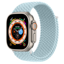 Load image into Gallery viewer, Braided Solo Loop For Apple watch Band Elastic bracelet iWatch series 8 se 7 3 6 Ultra Strap