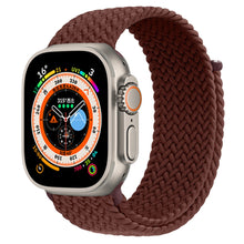 Load image into Gallery viewer, Braided Solo Loop For Apple watch Band Elastic bracelet iWatch series 8 se 7 3 6 Ultra Strap
