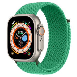 Braided Solo Loop For Apple watch Band Elastic bracelet iWatch series 8 se 7 3 6 Ultra Strap
