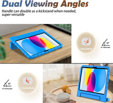 Load image into Gallery viewer, Case for iPad 10th 2022 Air 5 Pro11 10.2 9.7 inch Hand-Held Shock Proof EVA Full Body Cover Handle Stand for Kids for iPad Case