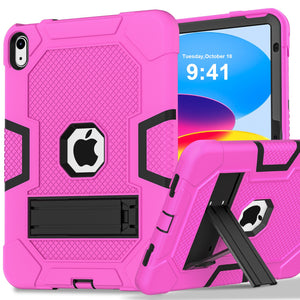 Case for iPad 10th Generation 10.9 Inch 2022, [Built-in Pencil Holder] Heavy Duty Shockproof Rugged Protective Case