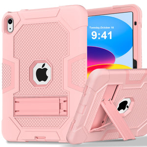Case for iPad 10th Generation 10.9 Inch 2022, [Built-in Pencil Holder] Heavy Duty Shockproof Rugged Protective Case