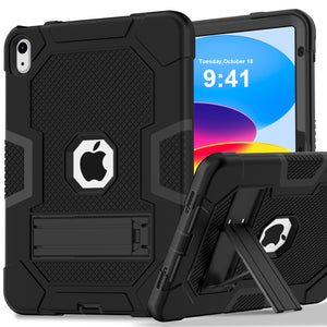 Case for iPad 10th Generation 10.9 Inch 2022, [Built-in Pencil Holder] Heavy Duty Shockproof Rugged Protective Case