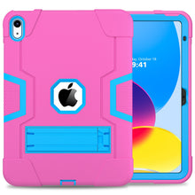 Load image into Gallery viewer, Case for iPad 10th Generation 10.9 inch 11&quot; 12.9 2022, Heavy Duty Shockproof Rugged Protective Cover with Built-in Kickstand