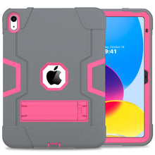 Load image into Gallery viewer, Case for iPad 10th Generation 10.9 inch 11&quot; 12.9 2022, Heavy Duty Shockproof Rugged Protective Cover with Built-in Kickstand
