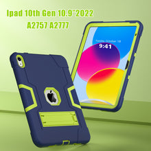 Load image into Gallery viewer, Case for iPad 10th Generation 10.9 inch 11&quot; 12.9 2022, Heavy Duty Shockproof Rugged Protective Cover with Built-in Kickstand
