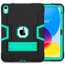 Load image into Gallery viewer, Case for iPad 10th Generation 10.9 inch 11&quot; 12.9 2022, Heavy Duty Shockproof Rugged Protective Cover with Built-in Kickstand