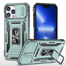 Load image into Gallery viewer, Case for iPhone 14 Pro Max Case with Slide Camera Cover, 360° Magnetic Ring Kickstand Upgraded Military Grade Shockproof Case
