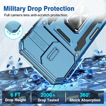 Load image into Gallery viewer, Case for iPhone 14 Pro Max Case with Slide Camera Cover, 360° Magnetic Ring Kickstand Upgraded Military Grade Shockproof Case