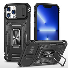 Load image into Gallery viewer, Case for iPhone 14 Pro Max Case with Slide Camera Cover, 360° Magnetic Ring Kickstand Upgraded Military Grade Shockproof Case