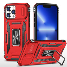 Load image into Gallery viewer, Case for iPhone 14 Pro Max Case with Slide Camera Cover, 360° Magnetic Ring Kickstand Upgraded Military Grade Shockproof Case